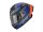 Scorpion EXO-RACE AIR CARBON FURY Matt Schwarz-Grau-Blau