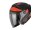 Scorpion EXO-GT JET CARBON CREST Matt Schwarz-Rot