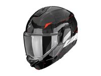Scorpion EXO-TECH II CARBON VIATOR Schwarz-Weiß-Rot
