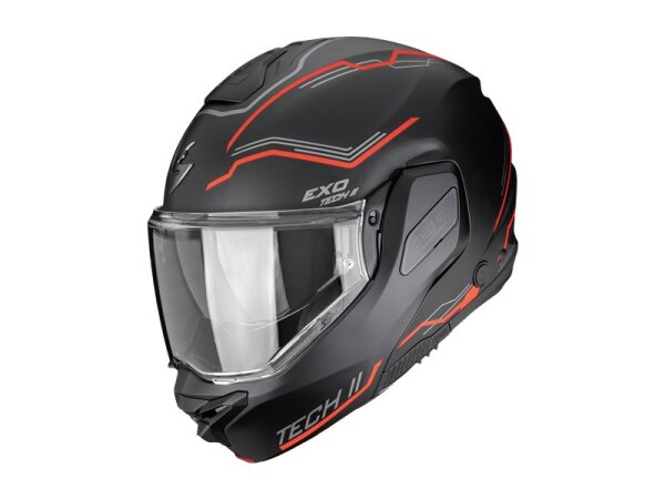 Scorpion EXO-TECH II DASH Matt Schwarz-Silber-Rot