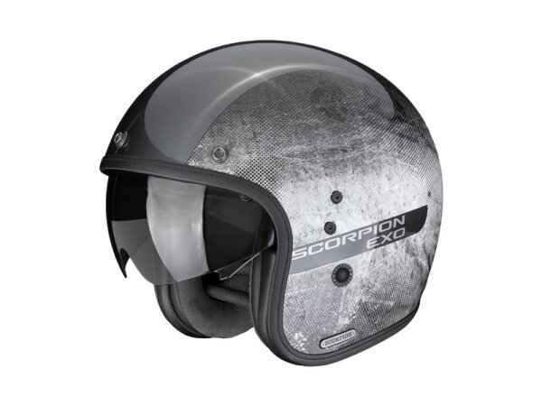 Scorpion BELFAST II QUEST Silber-Schwarz