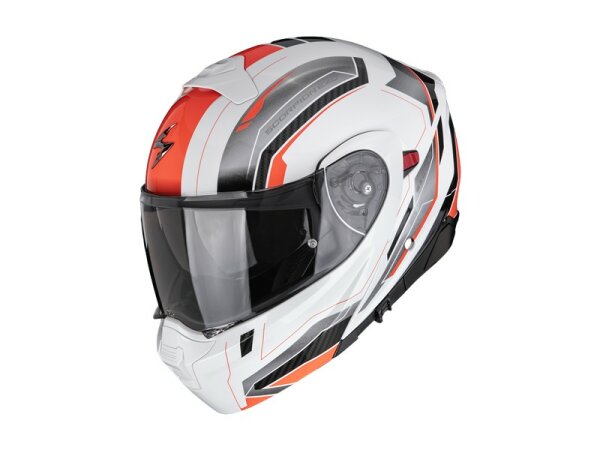 Scorpion EXO-930 EVO SPACE Weiß-Silber-Rot