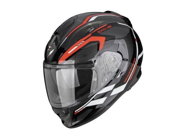 Scorpion EXO-491 KRIPTA Schwarz-Rot-Weiss