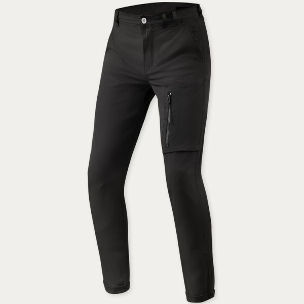 REVIT!  Herren Chino Terry Skinny Schwarz L32