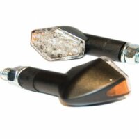 LED-Blinker "Diamond" | schwarz | lang | M10...