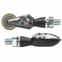 LED-Blinker "SPEARHEAD" | kurz | Alu | schwarz...