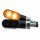 LED-Blinker "NICE" | schwarz | M8 | Alu Paar | L 40 x B 14 x H 18 mm | getönt | E-geprüft