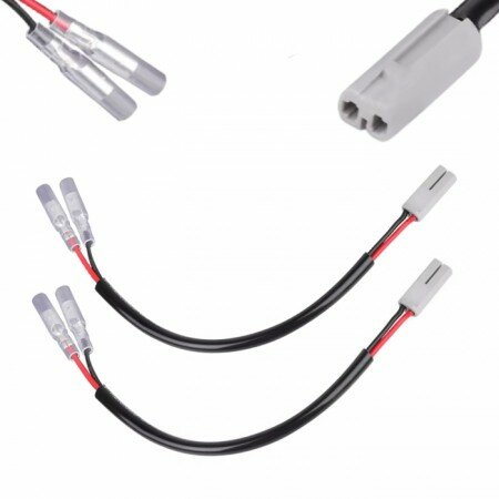 Adapterkabel "Blinker" | KTM Duke | Paar 2 x Japan Rundstecker | weiblich | Ø 4mm