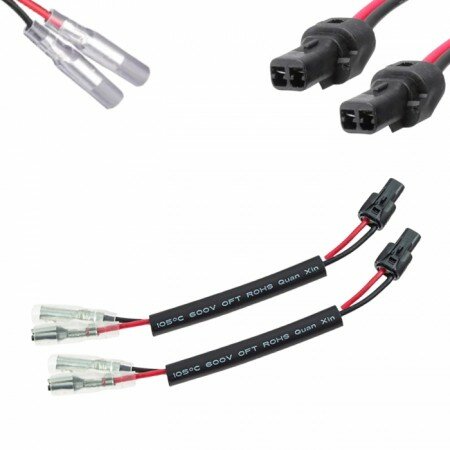 Adapterkabel "Blinker" | Benelli | Paar Rundstecker weiblich Ø 3,5mm | männlich Ø 3,0mm