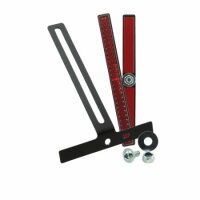 Reflektor-Set "Line" | rot | 6-eckig | mit Rand...