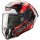 Caberg Helm GP Carbon Scratch rot/weiß-grau