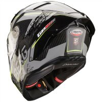 Caberg Helm GP Carbon Scratch grau/fluo-gelb-weiß