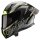 Caberg Helm GP Carbon Scratch grau/fluo-gelb-weiß