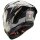 Caberg Helm GP Carbon Scratch grau/fluo-gelb-weiß