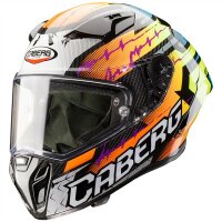 Caberg Helm GP Carbon Magma fluo-gelb/hellblau-Fuchsia
