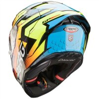 Caberg Helm GP Carbon Magma fluo-gelb/hellblau-Fuchsia