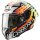 Caberg Helm GP Carbon Magma fluo-gelb/hellblau-Fuchsia