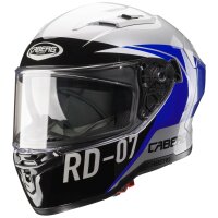 Caberg Helm Gladio Sonic silber/schwarz-blau-weiß