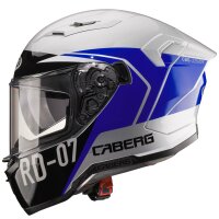 Caberg Helm Gladio Sonic silber/schwarz-blau-weiß