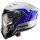 Caberg Helm Gladio Sonic silber/schwarz-blau-weiß