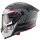 Caberg Helm Gladio Sonic matt-schwarz/weiß-grau-Fuchsia