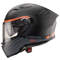 Caberg Helm Gladio Wave matt-schwarz/grau-fluo-orange
