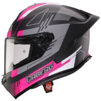Caberg Helm Roxter Colt matt-schwarz/fluo-Fuchsia-grau