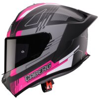 Caberg Helm Roxter Colt matt-schwarz/fluo-Fuchsia-grau