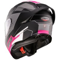 Caberg Helm Roxter Colt matt-schwarz/fluo-Fuchsia-grau