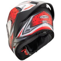 Caberg Helm Roxter Kiso matt-schwarz/rot-weiß