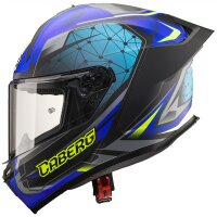 Caberg Helm Roxter Kiso matt-schwarz/blau-fluo-gelb