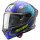 Caberg Helm Roxter Kiso matt-schwarz/blau-fluo-gelb