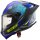 Caberg Helm Roxter Kiso matt-schwarz/blau-fluo-gelb