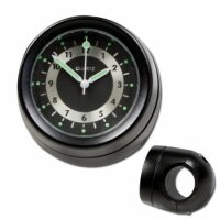 Lenker Quartz Uhr, 7/8 + 1 Zoll, schwarz, &Oslash; 40 mm,
