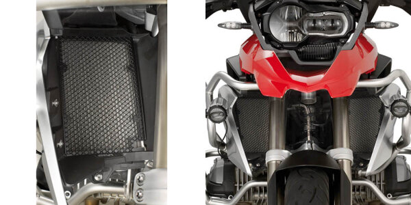 GIVI Schutz für Wasser- und Ölradiatoren aus Edelstahl- schwarz - für verschiedene BMW Modelle (s. unten)